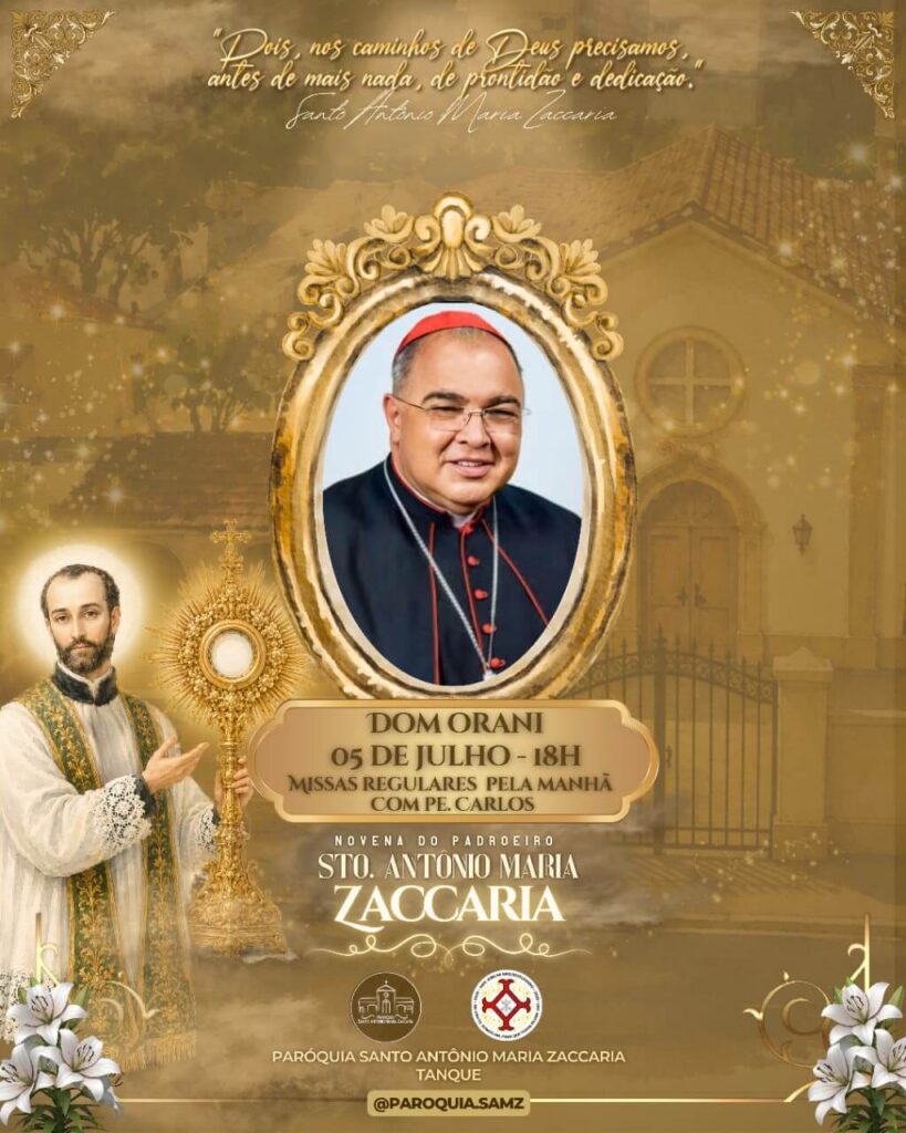 Novena de Santo Antônio Maria Zaccaria: nove dias de fé, oração e comunhão