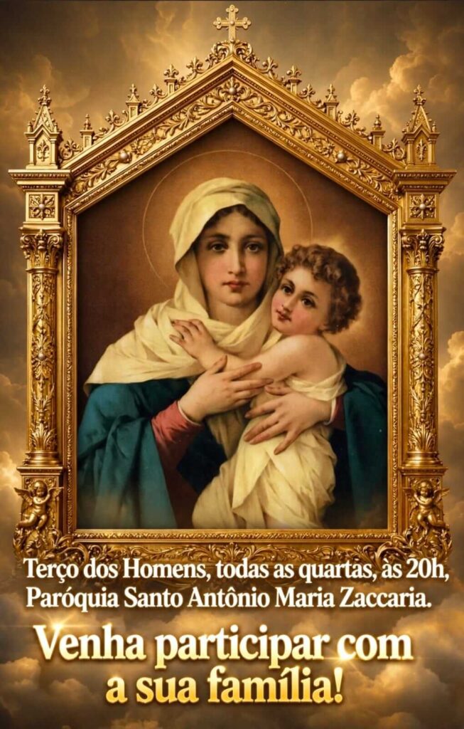 Terço dos Homens convida toda a comunidade para um momento de fé e oração em família